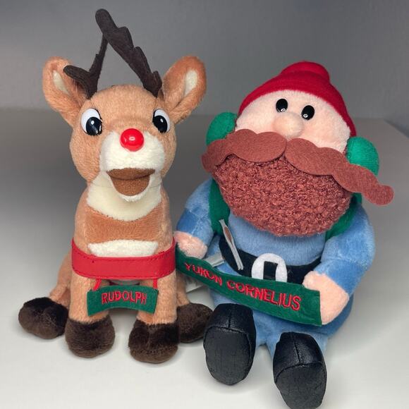 Vintage 2000 Prestige Rudolph Island of Misfit Toys Plush Lot of 2 Cornelius - Picture 1 of 16